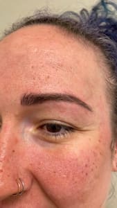 Eyebrow Tattoo result by Aphrodite ink in Wenatchee, WA