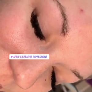Eyebrow Tattoo result by April's Creative Expressions in Fayetteville, NC