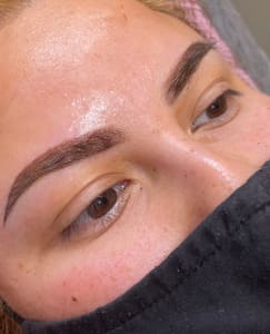 Eyebrow Tattoo result by AR Beauty Bar in Longwood, FL