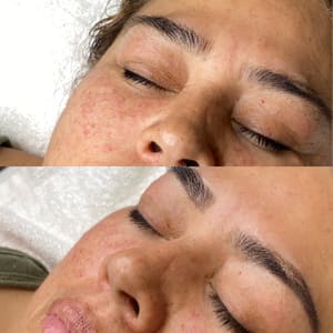 Eyebrow Tattoo result by Ara Rose Artistry in Madison, WI