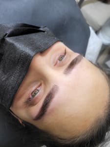 Eyebrow Tattoo result by Aracelly Permanent Makeup in Bronx, NY