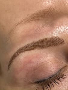 Eyebrow Tattoo result by aRay Stone & Beauty in Richfield, WI