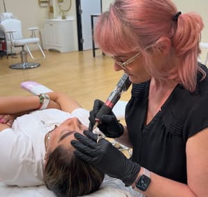 Eyebrow Tattoo result by Arbelo LA Cosmetic Tattoo & Skincare in Los Angeles, CA