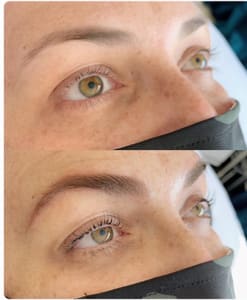 Eyebrow Tattoo result by Arbour Aesthetics in Austin, TX