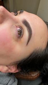 Eyebrow Tattoo result by Arcane Studio in Denham Springs, LA