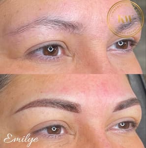 Eyebrow Tattoo result by Arch & Alchemy Beauty Studio in Alexandria, LA