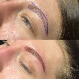 Eyebrow Tattoo result by Arch Angel PMU in Bristol, TN