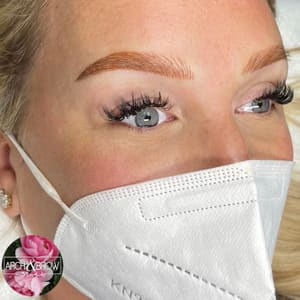 Eyebrow Tattoo result by Arch & Brow Studio in Carmel, IN