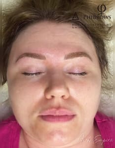 Eyebrow Tattoo result by Arch Empire Aesthetics℠ in Minoa, NY