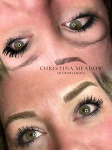 Eyebrow Tattoo result by Arch & Ink with Christina Meadow in Cookeville, TN