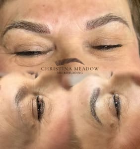 Eyebrow Tattoo result by Arch & Ink with Christina Meadow in Cookeville, TN