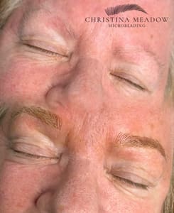 Eyebrow Tattoo result by Arch & Ink with Christina Meadow in Cookeville, TN