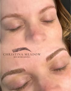 Eyebrow Tattoo result by Arch & Ink with Christina Meadow in Cookeville, TN