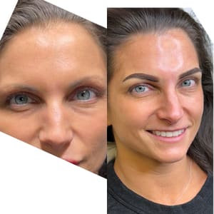 Eyebrow Tattoo result by Arched Ink Beauty Bar in Traverse City, MI