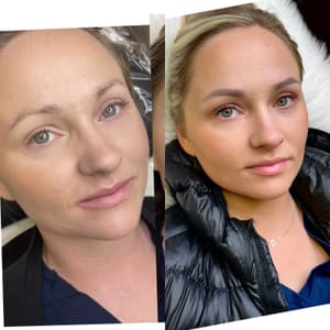 Eyebrow Tattoo result by Arched Ink Beauty Bar in Traverse City, MI