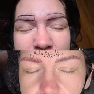 Eyebrow Tattoo result by Arches by Alyssa Certified Microblading Artist in Rockford, IL