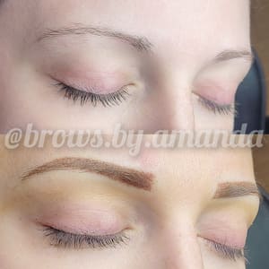 Eyebrow Tattoo result by Archievable Brow Studio in Seguin, TX