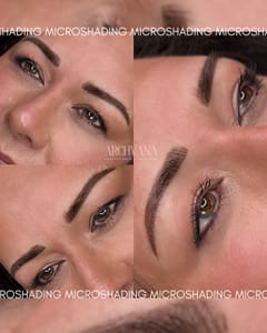 Eyebrow Tattoo result by Archvana Brow and Lip Permanent Makeup in Granbury, TX