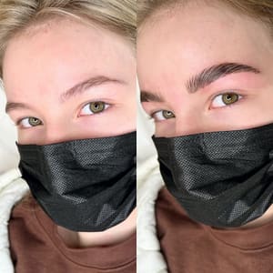 Eyebrow Tattoo result by Areté Aesthetics in Snohomish, WA