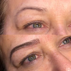 Eyebrow Tattoo result by ARI Cosmetic Microblading Academy in Ferndale, MI