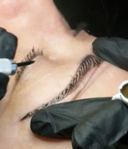 Eyebrow Tattoo result by ARI Cosmetic Microblading Academy in Ferndale, MI