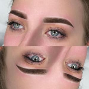 Eyebrow Tattoo result by Ariana Permanent Makeup in Katy, TX