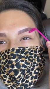 Eyebrow Tattoo result by Ariana Permanent Makeup in Katy, TX