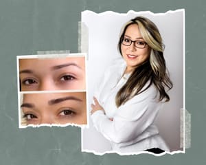 Eyebrow Tattoo result by Aries True-Beauty Brows, LLC in El Paso, TX