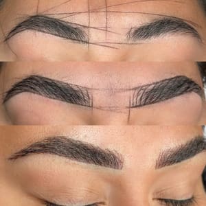 Eyebrow Tattoo result by Aries True-Beauty Brows, LLC in El Paso, TX
