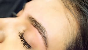 Eyebrow Tattoo result by Aristo Brows Threading Studio in Palmdale, CA