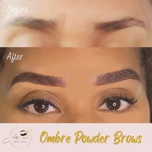 Eyebrow Tattoo result by Armani Brow Studio in West Park, FL