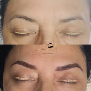 Eyebrow Tattoo result by Armani Brow Studio in West Park, FL