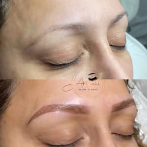 Eyebrow Tattoo result by Armani Brow Studio in West Park, FL