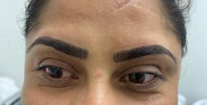 Eyebrow Tattoo result by ART iBrow Threading Salon in Moreno Valley, CA