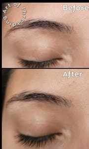 Eyebrow Tattoo result by Art of Threading in Frederick, MD