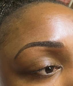 Eyebrow Tattoo result by Artful Beauty Studio in University Place, WA