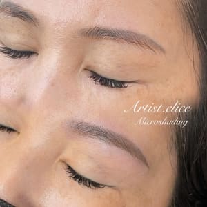 Eyebrow Tattoo result by Artist.elice Permanent Makeup in Lone Tree, CO