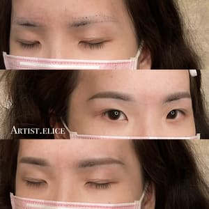 Eyebrow Tattoo result by Artist.elice Permanent Makeup in Lone Tree, CO