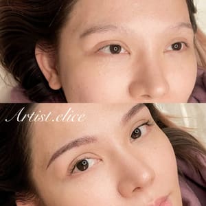 Eyebrow Tattoo result by Artist.elice Permanent Makeup in Lone Tree, CO