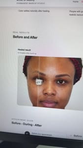 Eyebrow Tattoo result by Artist Of Beauty in Monroe, NC