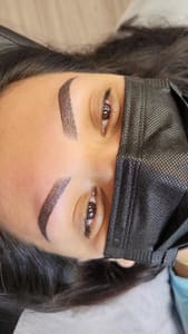 Eyebrow Tattoo result by Artista Beauty Bar Llc in Albuquerque, NM