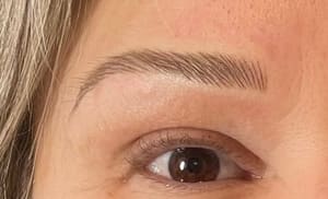 Eyebrow Tattoo result by Artistic Ayes Microblading Wilmington NC in Leland, NC