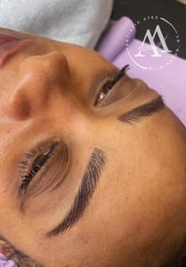 Eyebrow Tattoo result by Artistic Ayes Microblading Wilmington NC in Leland, NC