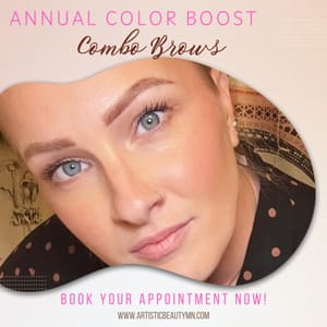 Eyebrow Tattoo result by Artistic Beauty Microblading Studio in Buffalo, MN