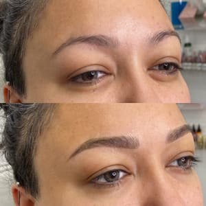 Eyebrow Tattoo result by Artistry by Aileen in Dallas, TX