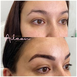Eyebrow Tattoo result by Artistry by Aileen in Dallas, TX
