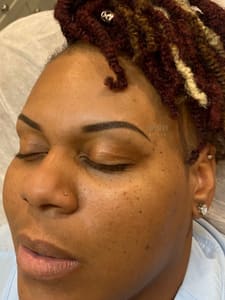 Eyebrow Tattoo result by Artistry by Eve in Dallas, TX