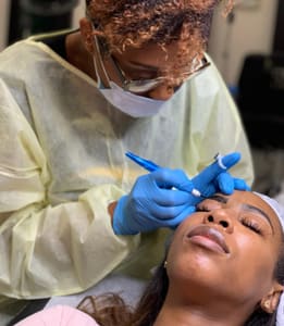 Eyebrow Tattoo result by Artistry by Eve in Dallas, TX