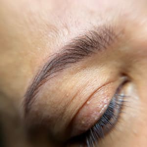 Eyebrow Tattoo result by Artistryaestheticsbyausha in Midvale, UT