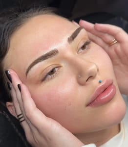 Eyebrow Tattoo result by Artistryaestheticsbyausha in Midvale, UT